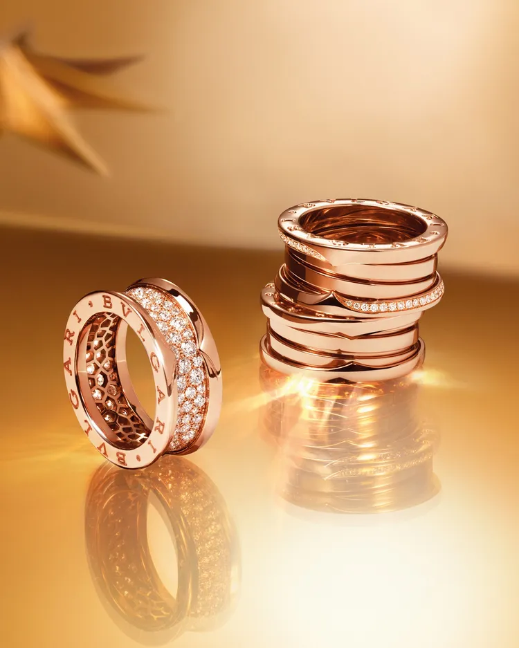 寶格麗冬季佳節獻禮B.zero1系列珠寶。品牌提供