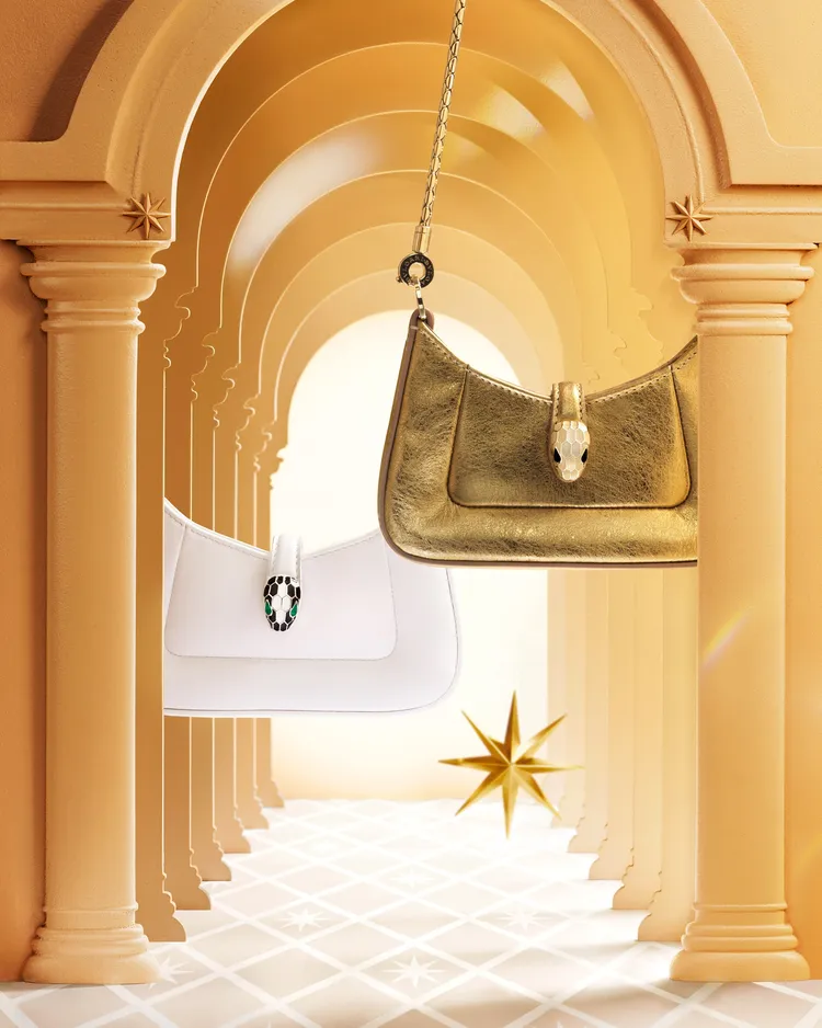 寶格麗冬季佳節獻禮Serpenti Baia系列配件。品牌提供