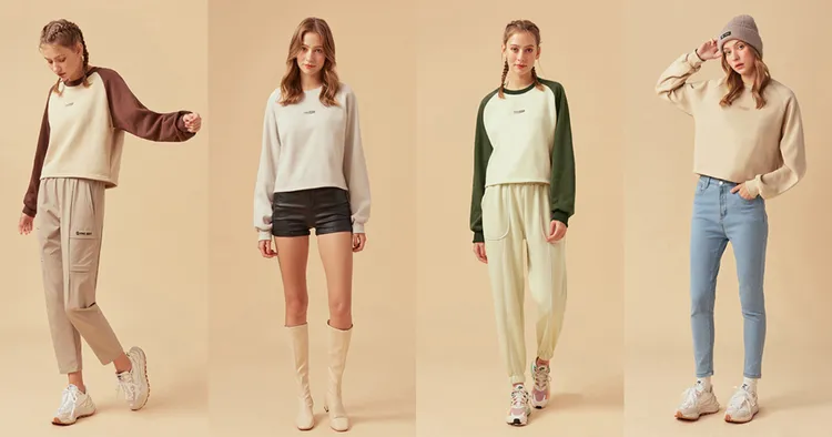 ▲不管是帽子還是短裙，與短版T搭配永遠不退流行！