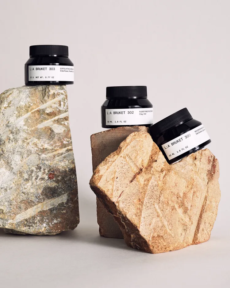 3款在L:a Bruket台北旗艦店首賣的臉部保養新品。品牌提供