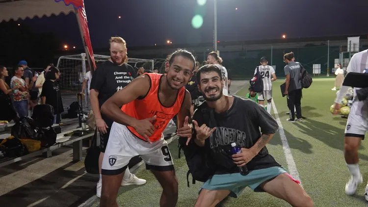 球隊中有許多外國人。江孟謙攝