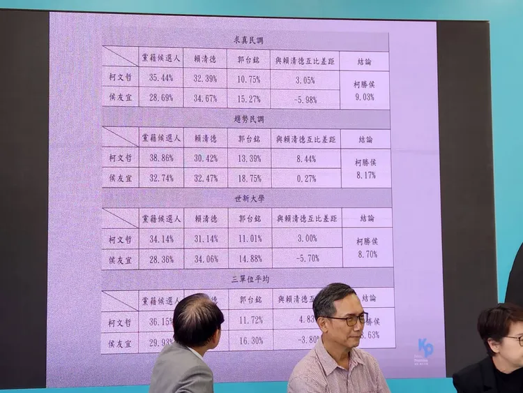 3份內參民調。施智齡攝