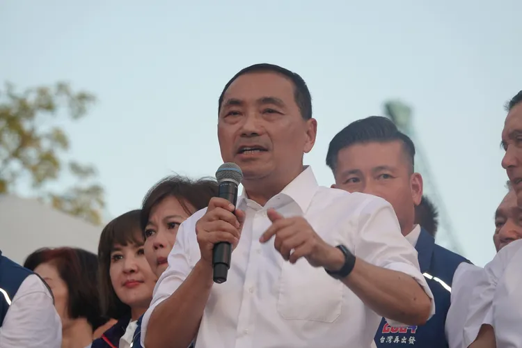 侯友宜強調兩岸和平。江孟謙攝