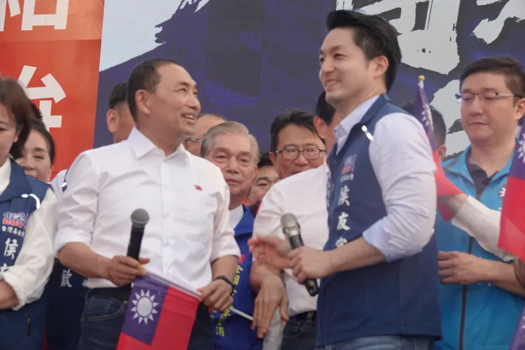 侯友宜說，當年第一份工作就是在北市刑大。江孟謙攝