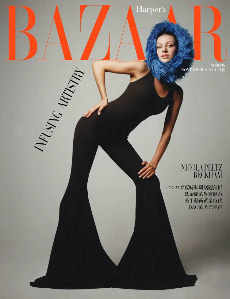 Nicola Peltz拍攝《Harper’s BAZAAR》封面。《Harper’s BAZAAR》提供