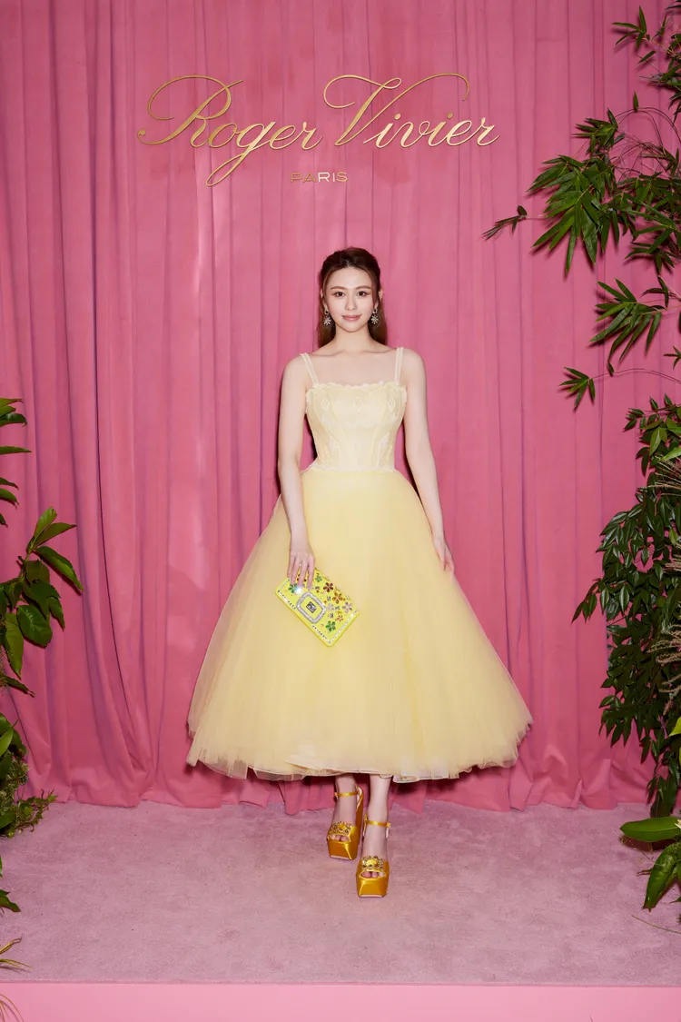 邱淑貞愛女沈月也蒞臨現場。品牌提供