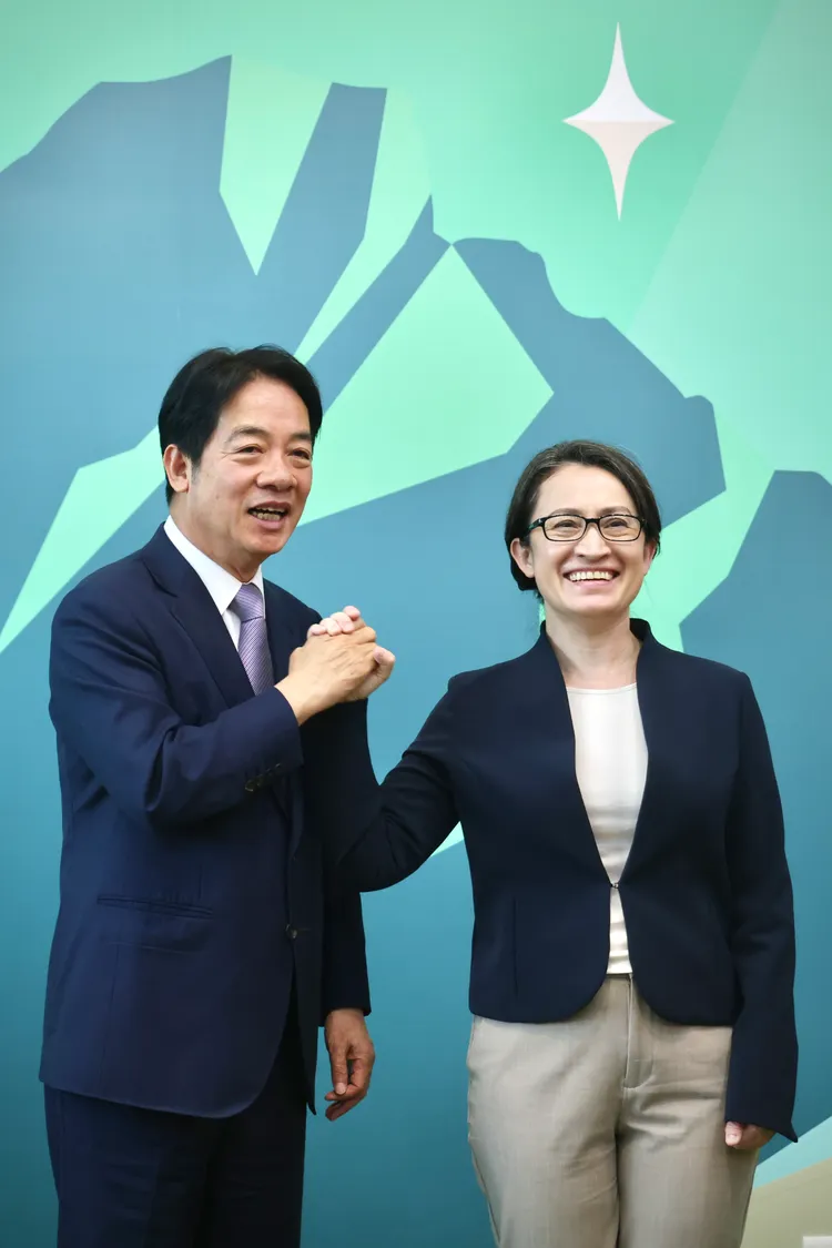 我是蕭美琴，我回來了，對國家我責無旁貸，我願意為了國家撩落去。林林攝