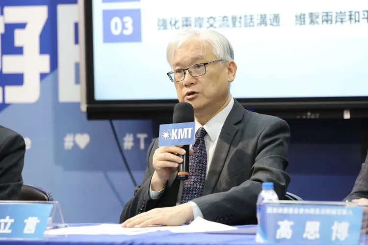 國民黨副主席夏立言向《壹蘋》表示，被傳副手一事是「天方夜譚」。國民黨提供
