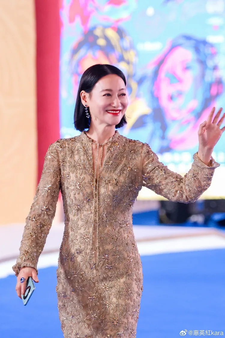 惠英紅入圍金雞影后，可惜沒拿獎。翻攝惠英紅微博