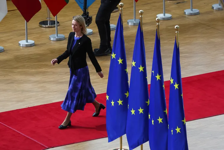 愛沙尼亞總理卡拉斯（Kaja Kallas）。路透社