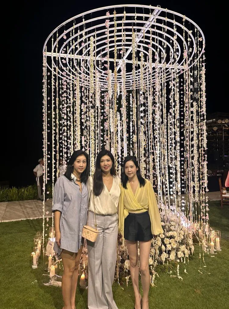 許媖媖、許婷婷、許媛媛三姐妹出席潘瑋柏的幸福海外婚禮，潘瑋柏的婚禮布置也終於曝光。讀者提供