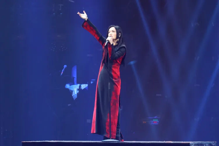 徐佳瑩歌聲動人。攝影中心攝