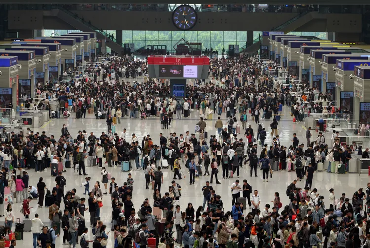 鄭州火車站。資料照片