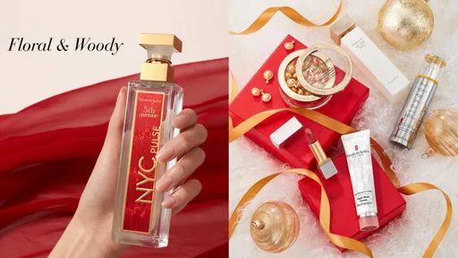 伊麗莎白雅頓聖誕香甜中藏自信 紅金配色送禮好喜氣