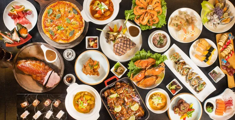 台北凱達大飯店百宴自助餐廳。業者提供