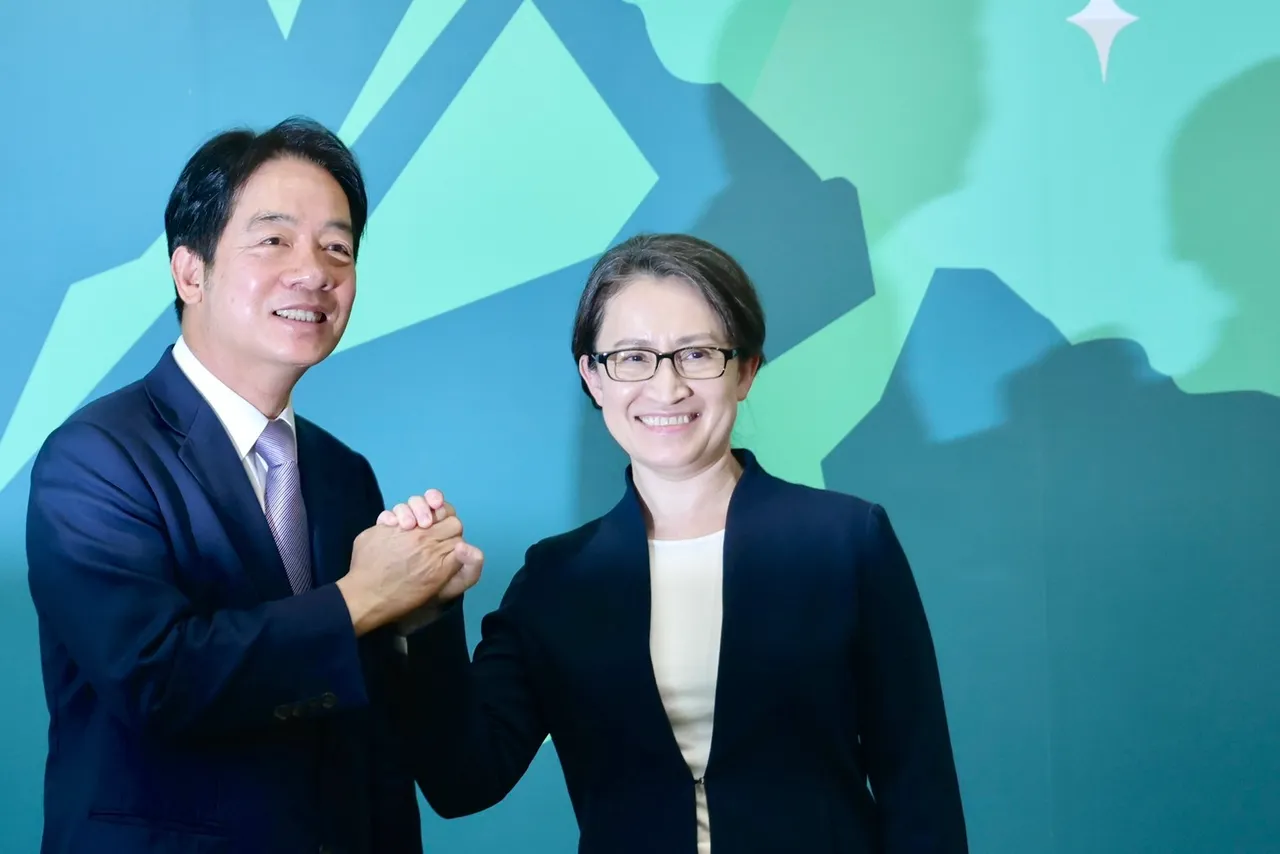民進黨正副總統參選人賴清德、蕭美琴「賴蕭配」。資料照片 林林攝