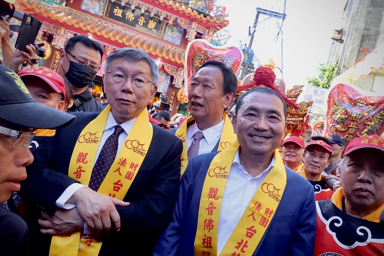 郭柯侯今天同台。林林攝