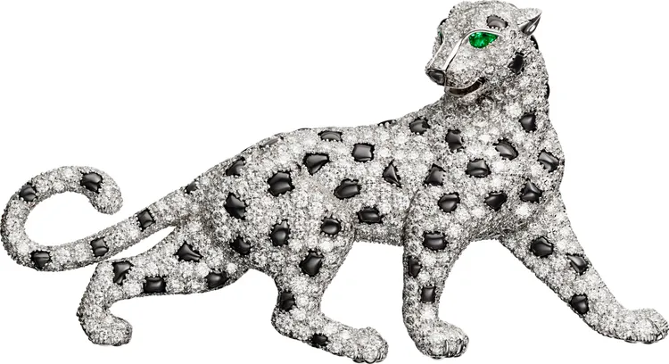 卡地亞Panthère de Cartier 美洲豹胸針，525萬元。品牌提供