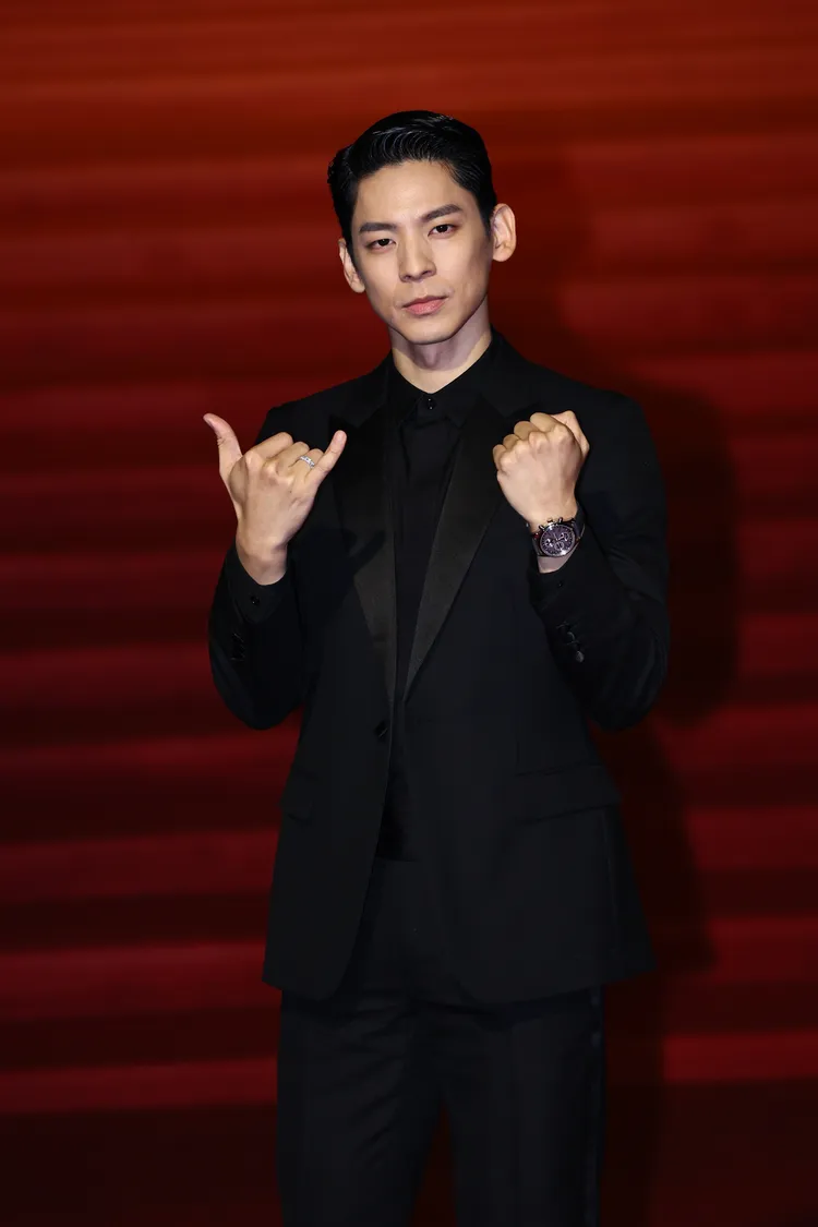 林柏宏以全套DIOR搭配TIFFANY珠寶。攝影中心攝