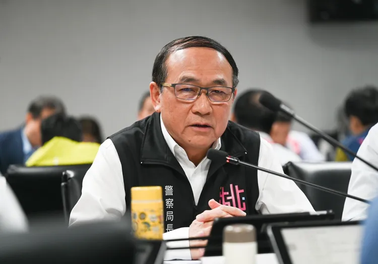 桃園市警察局長吳坤旭。桃園市府提供