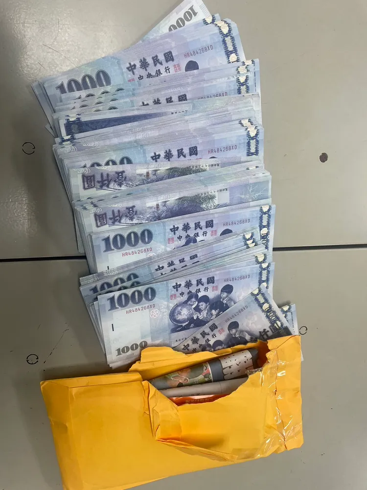 警方準備假鈔，讓受騙民眾前往交款。桃園警分局提供
