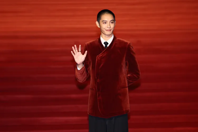 曹佑寧擔任紅毯主持人。彭欣偉攝