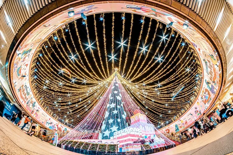 新北耶誕城。翻攝自新北旅客臉書