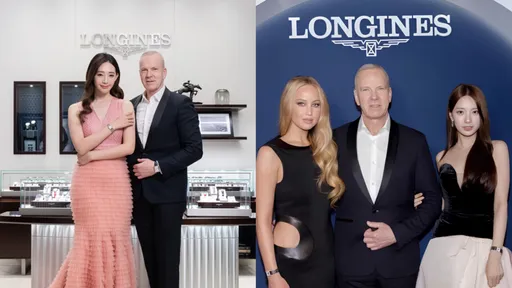 王心恬戴浪琴迷你多情新錶秀從容　品牌總裁訪台對秀智念念不忘