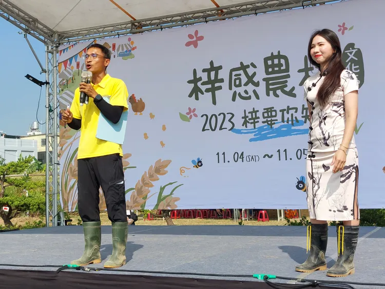 李法憲說，今年的活動主題是水稻，希望引導大家去學習如何好好吃飯這件事。凃建豐攝