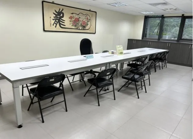 信義區公所調解室單間保障隱私。陳宥丞提供