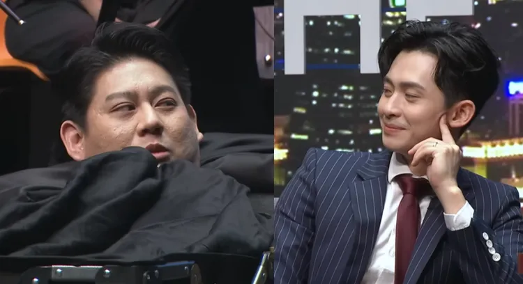 博恩、老K在《賀瓏夜夜秀》重新簽約。翻攝STR Network YT