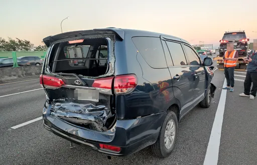 未保持安全車距!國道5車追撞事故 車流壅塞回堵1個多小時