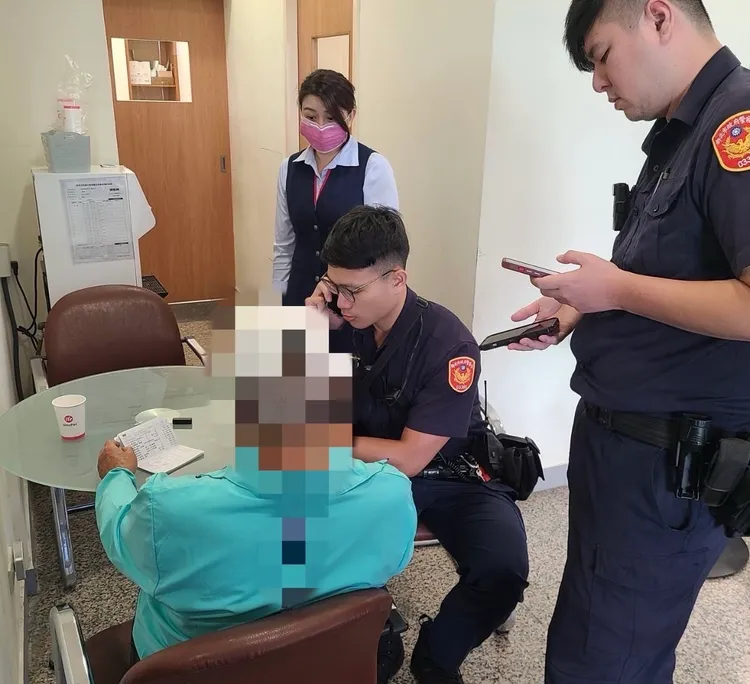 老翁誤信詐騙集團裝的乾女兒，險些提出上百萬元交付。翻攝畫面