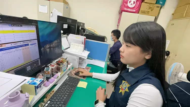 楊喻勛從事科技犯罪偵查已4年。張沛森攝