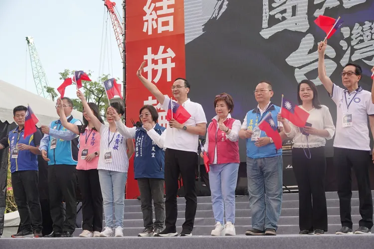 朱立倫喊話團結。江孟謙攝