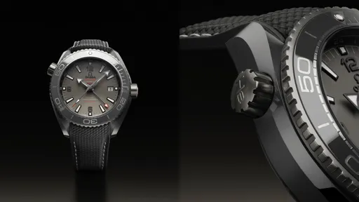 OMEGA首大規模用氮化矽陶瓷製錶 Planet Ocean新作秀灰階美學