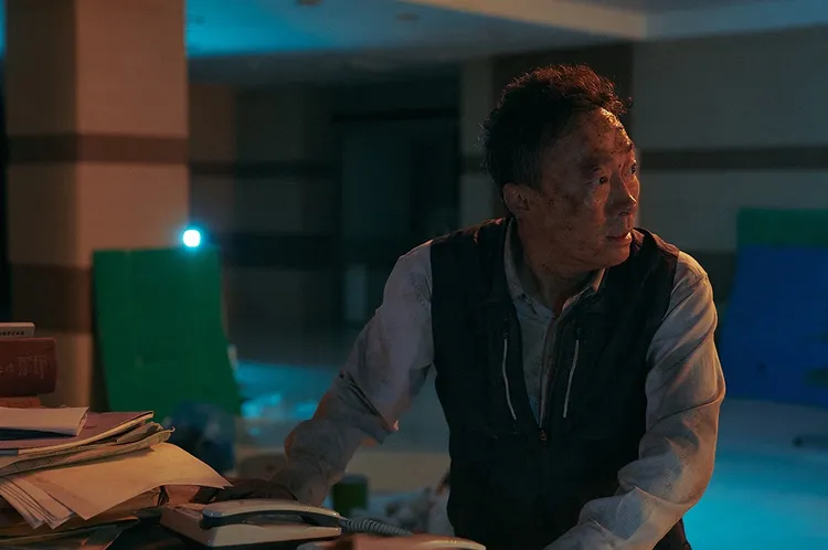 李星民從《財閥家》會長，改當計程車司機。翻攝TVING