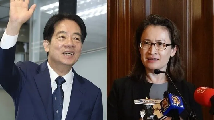 民進黨總統參選人賴清德今日公布副手由駐美代表蕭美琴出任。中央社