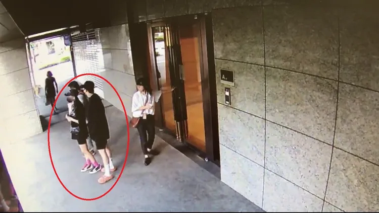 蕾拉夫婦落網時都穿著黑色衣服。翻攝畫面