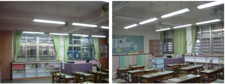 北市興德國小翻新教室置物櫃。翻攝興德國小官網