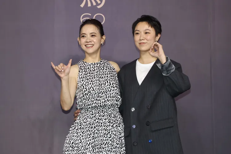 《愛情城事》監製曾寶儀（左）與製片人馬君慈。彭欣偉攝