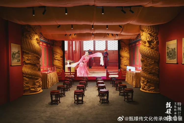 甄嬛傳特展在北京展至明年2月底。翻攝甄嬛傳文化傳承體驗特展微博