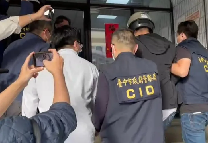 趙嫌被警方逮捕。資料照片