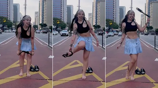 21歲網美「當眾脫小丁」寵粉挑戰　裝可憐討拍：路過駕駛都欺負我