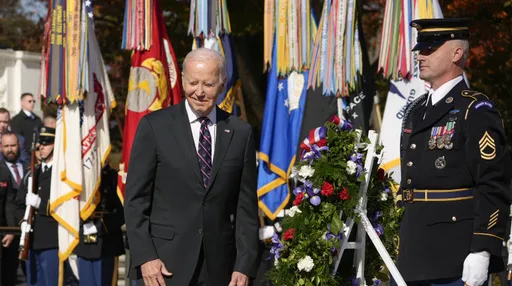 尷尬片曝光!美國總統拜登短暫迷航 儀隊指路歸位