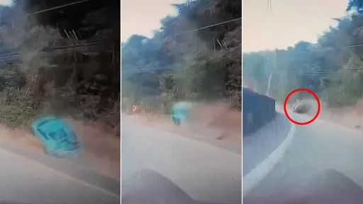 千萬保時捷「撞山壁影片曝光」 翻兩圈滾向對向車道