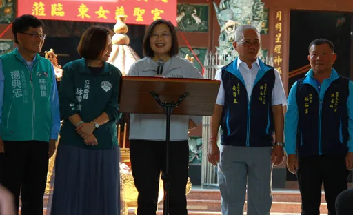 蔡英文台中拉抬林靜儀 不忘推銷蕭美琴「歷年最佳駐美大使」