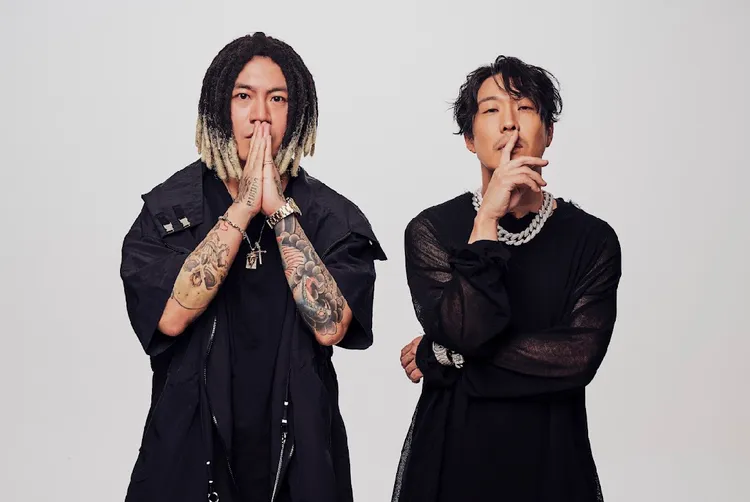 Haha（右）Skull組團RGP來台開唱。寬魚國際/D-SHOW提供