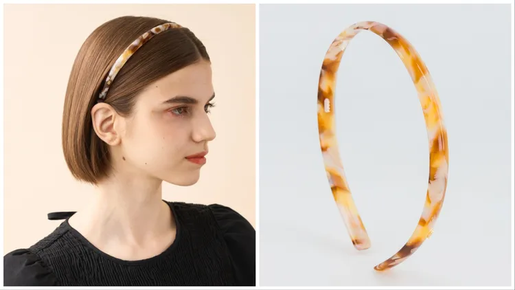 立體剪裁髮箍，4600元。品牌提供