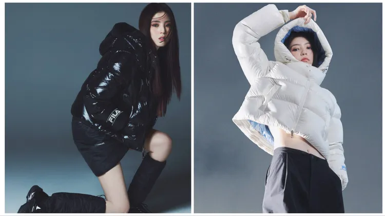 FILA MILANO DOWN精品羽絨外套黑、白，各9280元。品牌提供